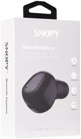 Snopy SN-BT155 Siyah Bluetooth Telefon Kulaklığı