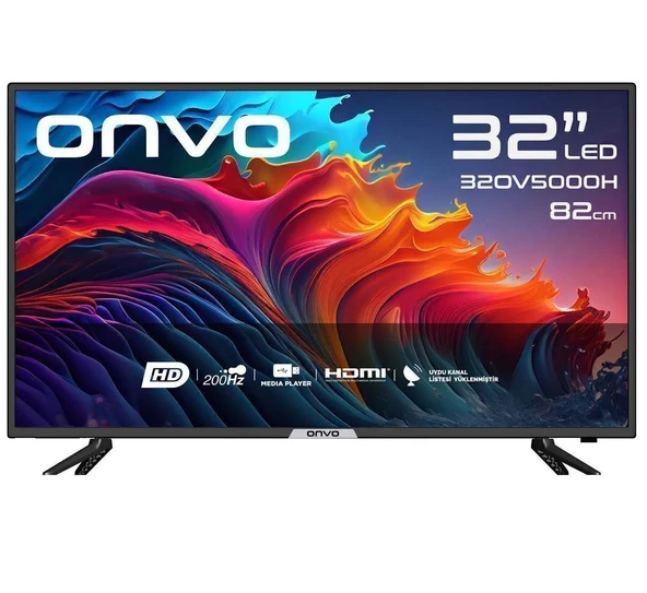 ONVO 32OV5000H HD 32" 82 EKRAN UYDU ALICILI LED TV