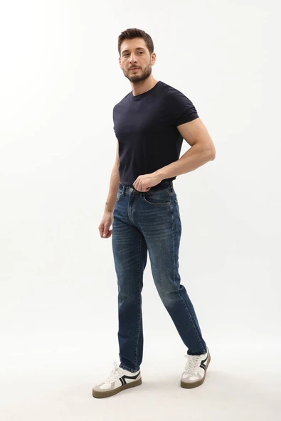 Erkek Normal Kalıp Regular Jean Pantolon - 5