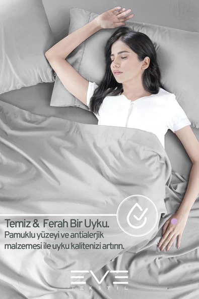 Pamuklu Çift Kişilik RainForce Kumaş Lastikli Çarşaf Ve Yastık Kılıfı Set - 5