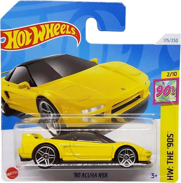 Hot Wheels 90 Acura NSX 2/10 175/250 Model Araba