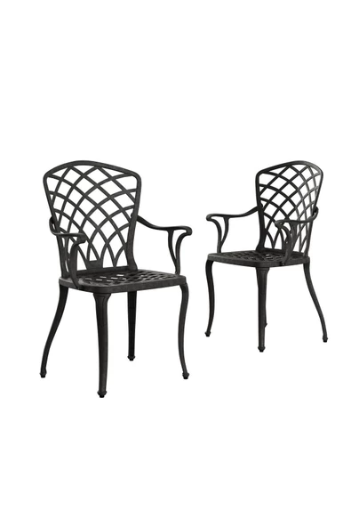 IVF İstanbul model ferforje görünümlü PLASTİK KARE masa ve Hitit model sandalye takım 4 sandalye 1 masa - Resim 3