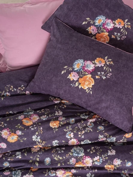 Cotton Box Tek Kişilik Feminen Nevresim Takımı Alessa Pembe - 2