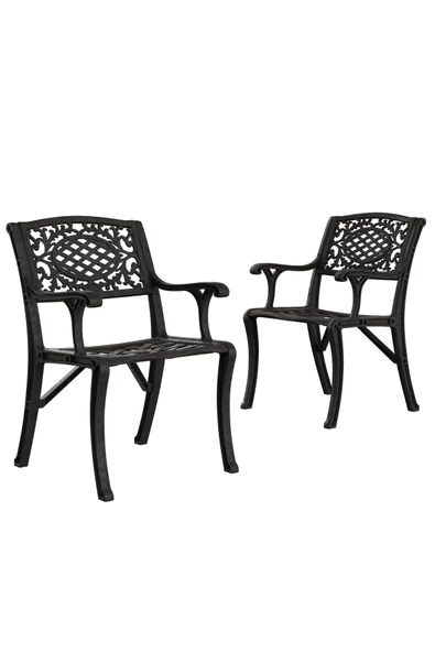 IVF Cunda model ferforje görünümlü plastik sandalye - Resim 5