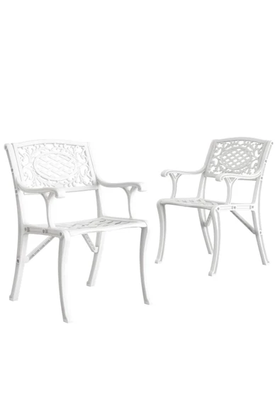 IVF Cunda model ferforje görünümlü plastik sandalye - Resim 5