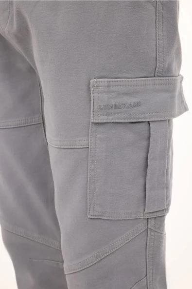 LUMBERJACK ML GREYS 23URB2055 4PR ERKEK KARGO PANTOLON - 6