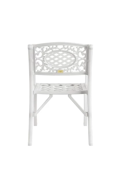 IVF Cunda model ferforje görünümlü plastik sandalye - Resim 3