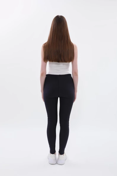 Kadın Yüksek Bel İçi Polarlı Tayt - 7