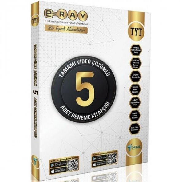 Toprak Yayıncılık TYT E-RAY 5 li Paket Deneme