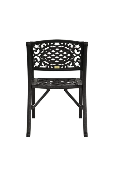 IVF Cunda model ferforje görünümlü plastik sandalye - Resim 3