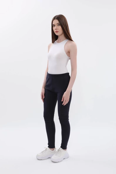 Kadın Yüksek Bel İçi Polarlı Tayt - 3