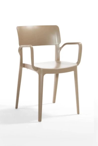 Novussi Panora 2 Adet Koltuk Seti (2'li Set) - Kum Beji - Resim 2