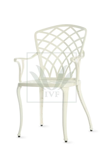 IVF HİTİT model ferforje görünümlü PLASTİK masa ve sandalye takım 4 sandalye 1 masa - Resim 3