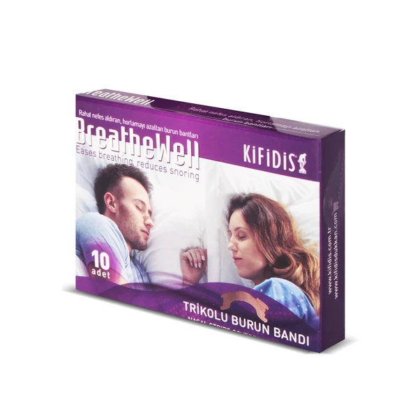 Kifidis - Breathewell Trikolu Burun Bandı 10'lu Paket - Resim 4