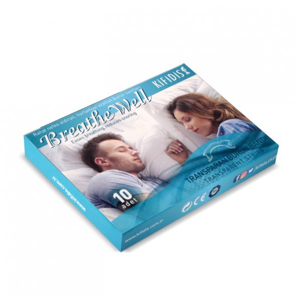 Kifidis - Breathewell Transparan Burun Bandı 10'lu Paket - 2