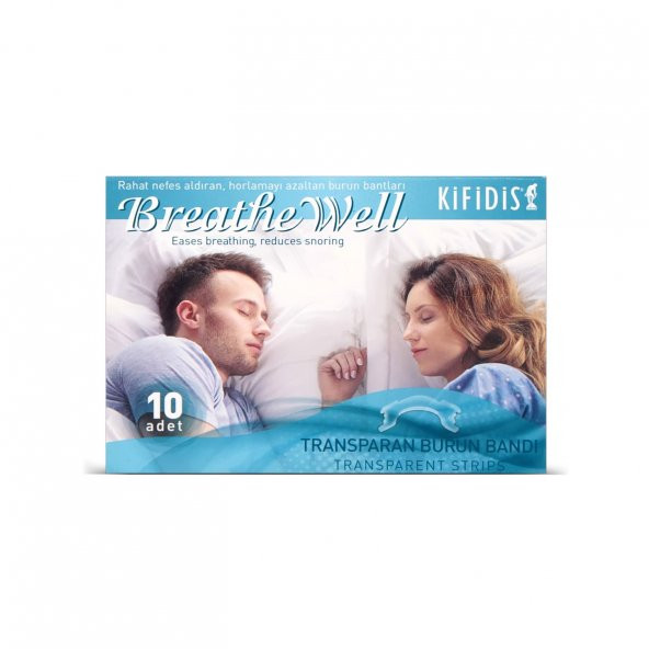 Kifidis - Breathewell Transparan Burun Bandı 10'lu Paket - 3