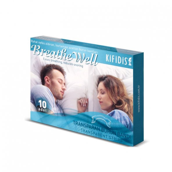 Kifidis - Breathewell Transparan Burun Bandı 10'lu Paket - 4