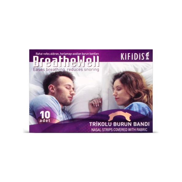 Kifidis - Breathewell Trikolu Burun Bandı 10'lu Paket - Resim 3