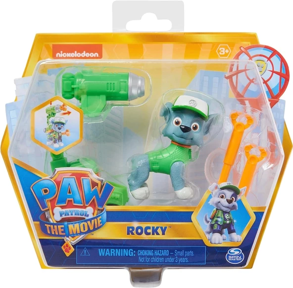 Spin Master Paw Patrol: The Movie Kahraman Figürleri - Rocky