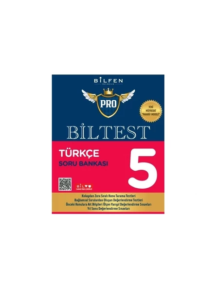 Bilfen Yayınları 5. Sınıf Türkçe Biltest Pro Soru Bankası