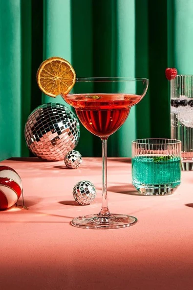 Paşabahçe 66120 Kristal 2 Li Nude Vintage Margarita Bardağı 400cc ürün görseli 1