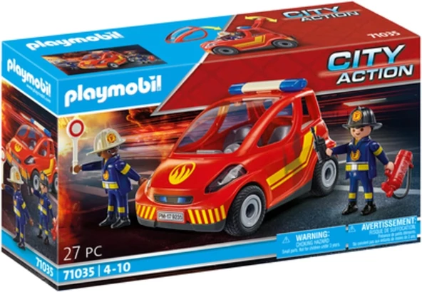 Playmobil 71035 Şehir Aksiyonu Yangın Kurtarma Acil Müdahale Aracı