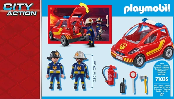 Playmobil 71035 Şehir Aksiyonu Yangın Kurtarma Acil Müdahale Aracı - 4