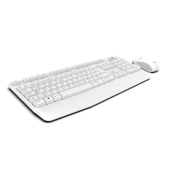 TURBOX WORKEYS OFFİCE USB Kablosuz 2.4ghz Multimedia Standart Q Klavye Mouse White - 2