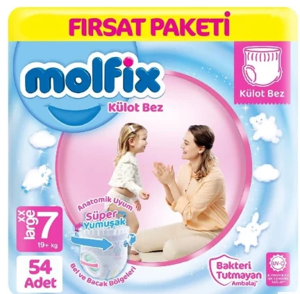 Molfix Külot Bez 7Numara 54lü