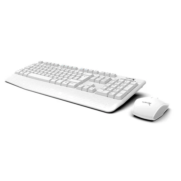 TURBOX WORKEYS OFFİCE USB Kablosuz 2.4ghz Multimedia Standart Q Klavye Mouse White