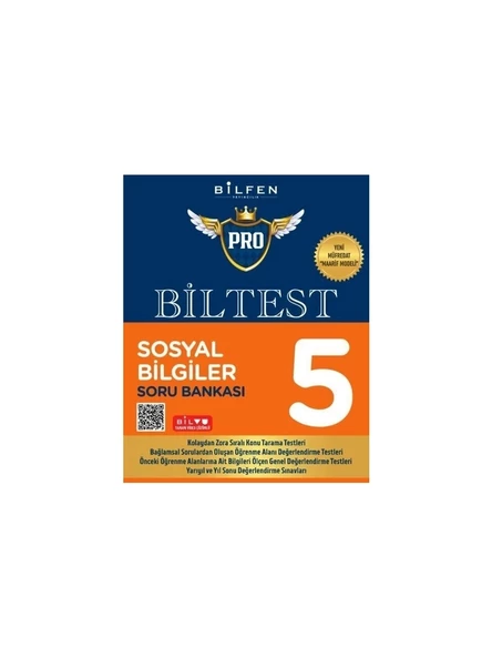 Bilfen Yayınları 5. Sınıf Sosyal Bilgiler Biltest Pro Soru Bankası