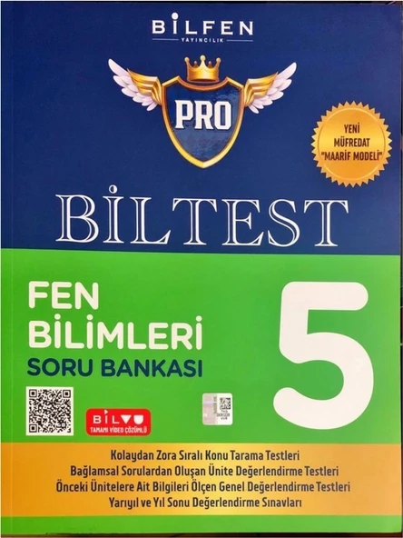 Bilfen Yayınları 5. Sınıf Biltest Fen Bilimleri Soru Bankası