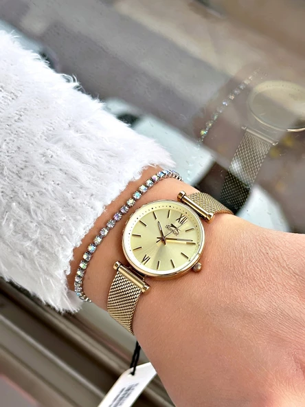 Slazenger SL.9.1985.3.04 Hasır Kordon Kadın Kol Saati - Resim 3