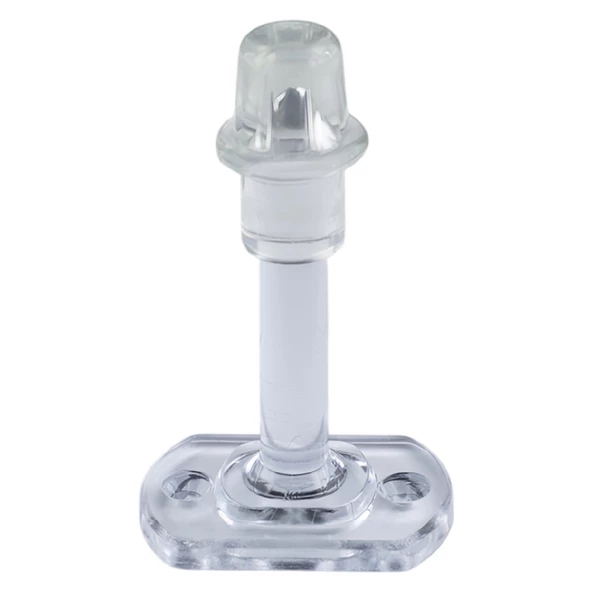 Plastik Kapı Pencere Arkası Şeffaf Tampon 8 CM Vidalı Duvar Koruyucu Silikon Stoper 1 Adet - Resim 4