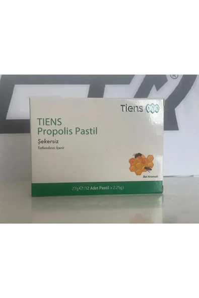 Tiens Propolis İçeren Şekersiz Bal Aromalı Pastil