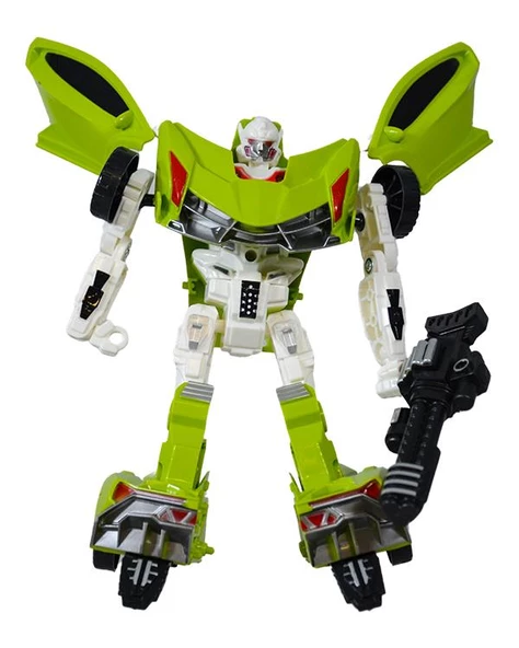 Ctoys Warrıor The Brave Deformatıon Robot Yeşil HF9389AB - 2