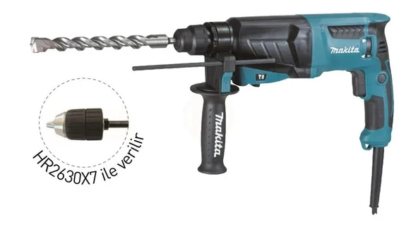 Makita Hr2630x7 Kırıcı Delıcı Mandrenli 26 Mm 800w 2.9j - 2