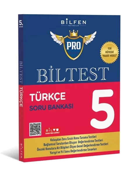 BİLFEN YAYINCILIK 5.SINIF BİLTEST PRO TÜRKÇE SORU BANKASI (YENİ MÜFREDAT)