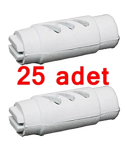 Bitlik Tünek Başlığı 25 Adet 4 cm - Kuş Kafes Bitlik Tünek Başlık 25'li Paket