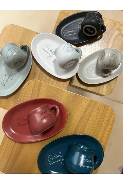 ALBAYRAK ZÜCCACİYE 6 Lı Renkli Fincan Takımı