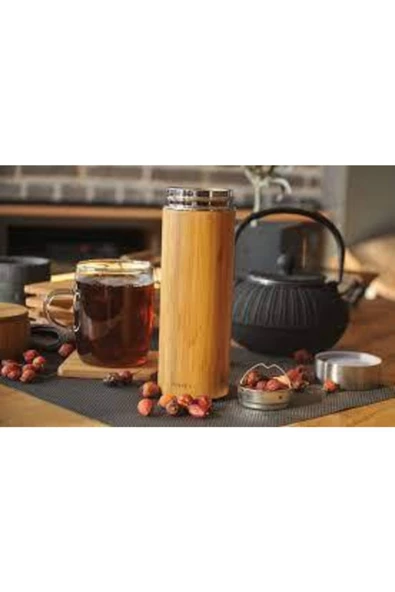 Bambum Magna Kapsül Termos (Çay Termosu) 480 ml B0041 - 2