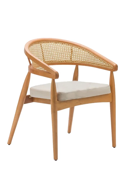 Gazel Sandalye Ahşap Gürgen 1 Adet Cafe,Restaurant,Mutfak,Salon,Yemek Odası Sandalyesi - 8