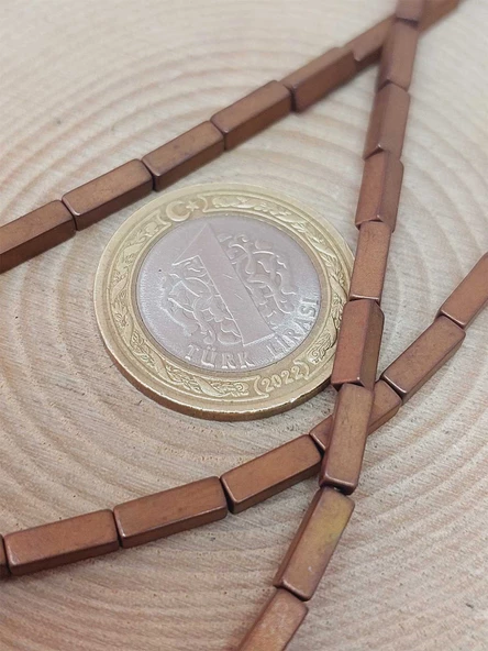 Hematit Taşı Şekilli 3x9mm Dizi (54636) - Resim 2