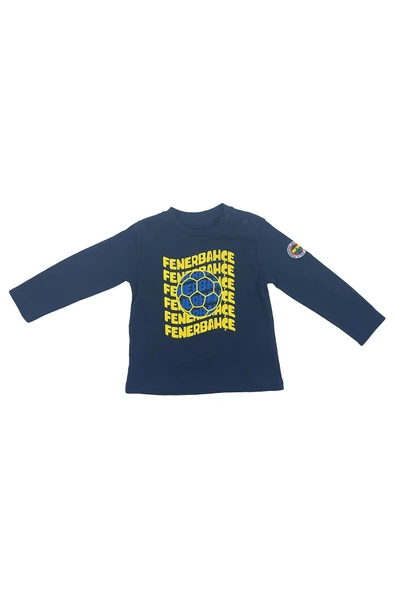 Fenerbahçe Orijinal Lisanslı Uzun Kol Lacivert Bebek Sweat Hediyelik Ahşap Kutulu - 3