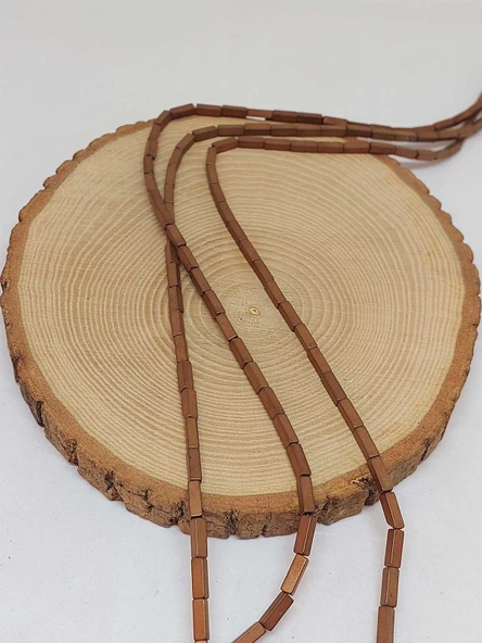 Hematit Taşı Şekilli 3x9mm Dizi (54636) - Resim 3