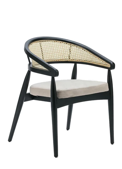 Gazel Sandalye Ahşap Gürgen 1 Adet Cafe,Restaurant,Mutfak,Salon,Yemek Odası Sandalyesi - 3