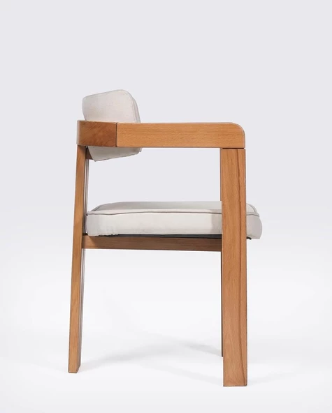 Viyana T Sandalye Ahşap Gürgen 1 Adet Cafe,Restaurant,Mutfak,Salon,Yemek Odası Sandalyesi - 6