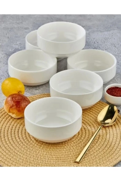 ALBAYRAK ZÜCCACİYE Cookerrr Porselen 12 Cm Joker Kase (6 Adet)