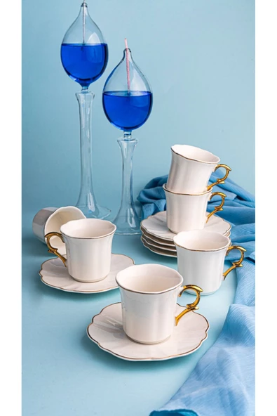 Bambum Pure - 6 Kişilik Kahve Fincan Takımı Narrow - 2