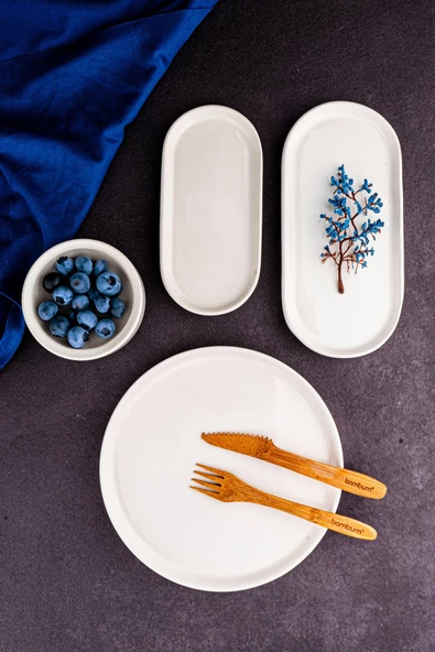 Bambum Vera - 11 Parça Kahvaltı Takımı Yuvarlak